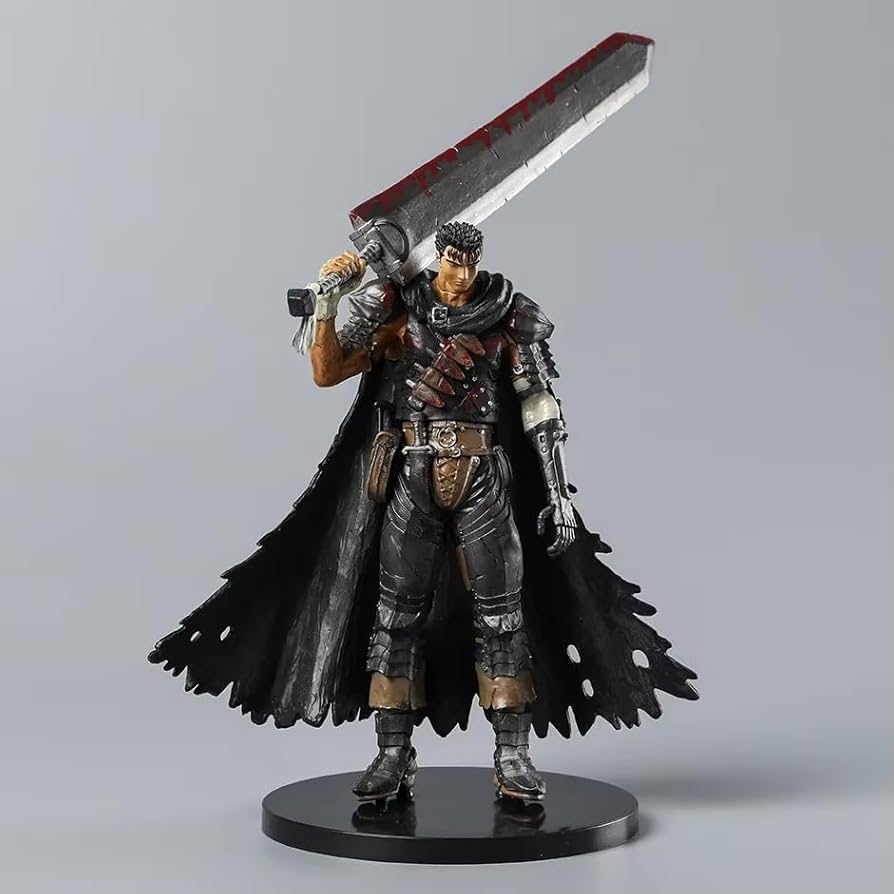 Guts Espadachín Negro 18cm