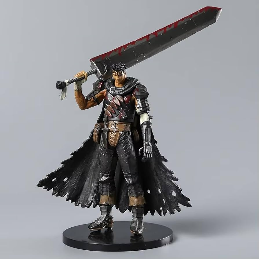 Guts Espadachín Negro 18cm