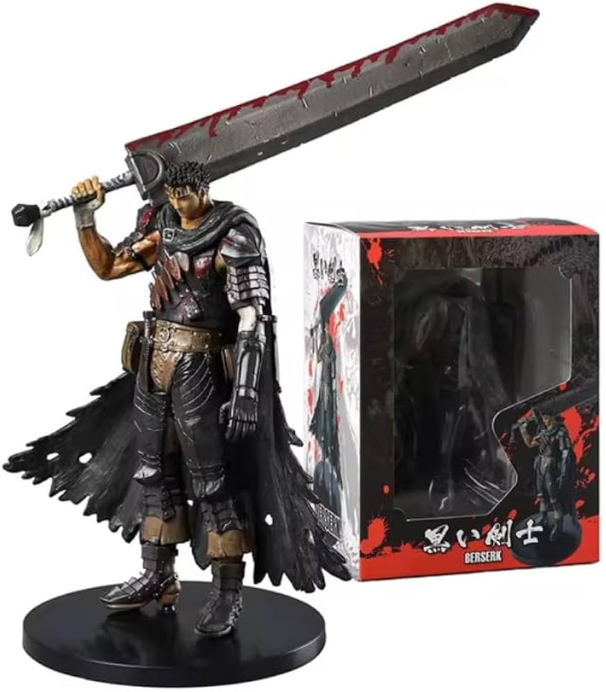 Guts Espadachín Negro 18cm