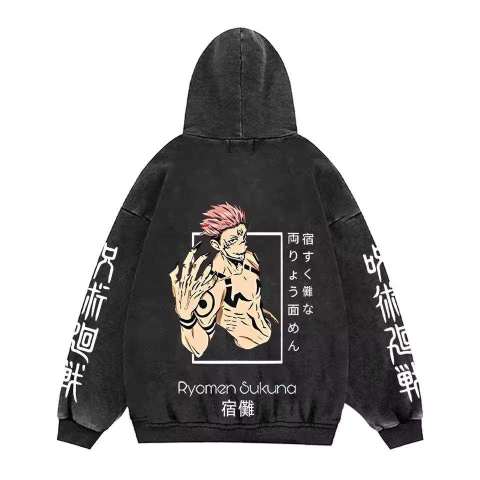 Sudadera Jujutsu Kaisen con capucha