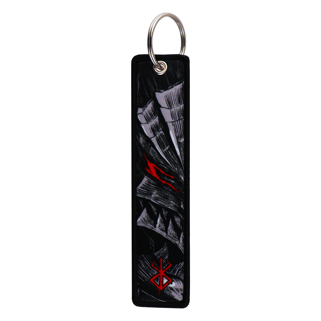 Llavero con bordado de doble cara Berserk