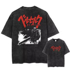 Camiseta con estampa de Berserk Guts