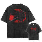 Camiseta con estampa de Berserk Guts